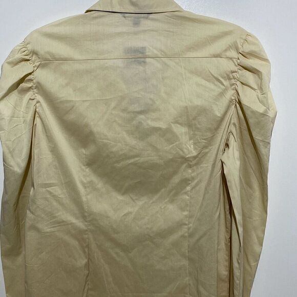 Philip Russel Women's Cream Collard Long Sleeves Button Up Shirts Size XL - Picture 6 of 8